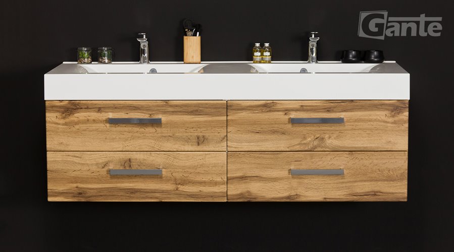 Szafka wisząca z umywalką 140/50/4 NADIA seria Fokus NE