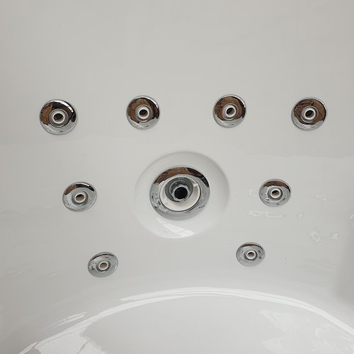 Wanna z hydromasażem narożna 155x155 cm Eos 932 Hydrosan