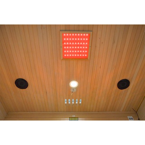 Sauna na podczerwień 4-osobowa 175x120 cm grzejniki kwarcowe i karbonowe Alta5 Infrared