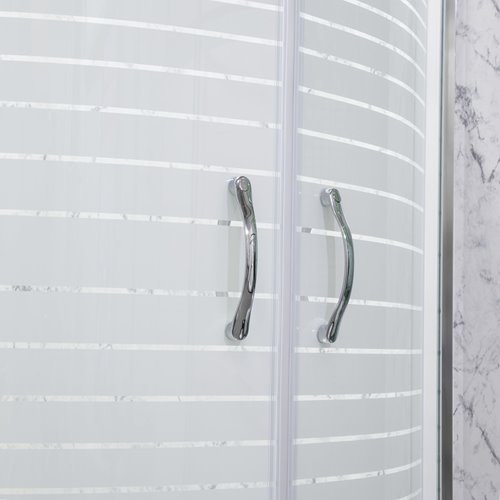 Kabina prysznicowa z brodzikiem asymetryczna 100x80 Madera Kerra prawa