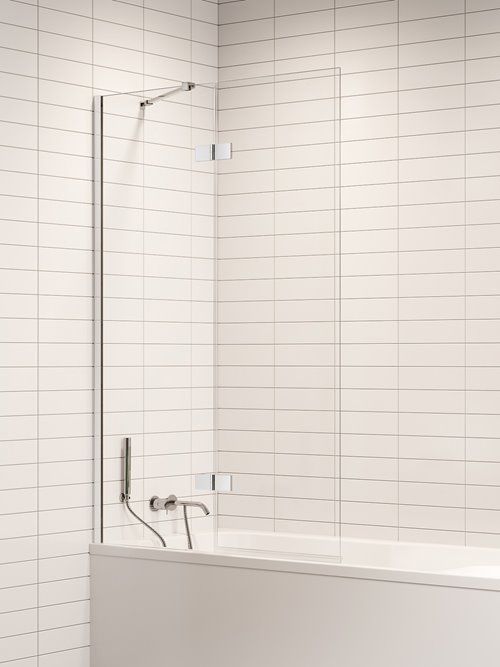 Parawan wannowy kolor chrom lewy 100x150 P-0227-WL Nesta New Trendy