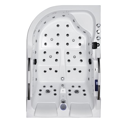 Wanna z hydromasażem asymetryczna Venezia 761 P 180x120