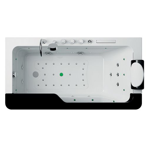 Wanna z hydromasażem prostokątna 170x90 cm Nevada-BL 912