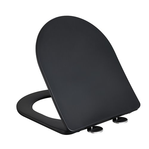 Czarna miska wc wisząca Mizu Rimless 4.0 MIZU-BL-RIM-03 Hydrosan