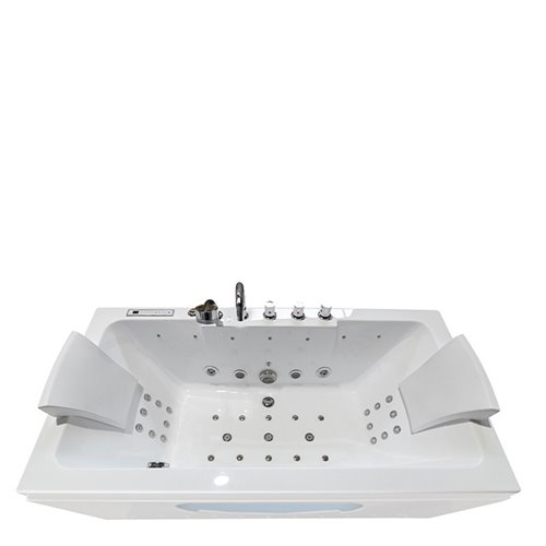 Wanna prosotkątna z hydromasażem 150x84 cm Iris 933A Hydrosan