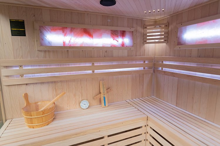 Sauna sucha fińska piec 6 KW Harvia BC60 + kamień solny 180X180X200CM MO-EA4CS Mazur