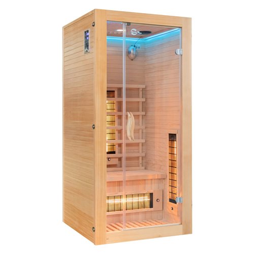 Sauna na podczerwień jednoosobowa 90X90X190CM MO-EA1R Infrared Mazur