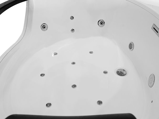 Wanna z hydromasażem narożna 150x150 cm MO-0073
