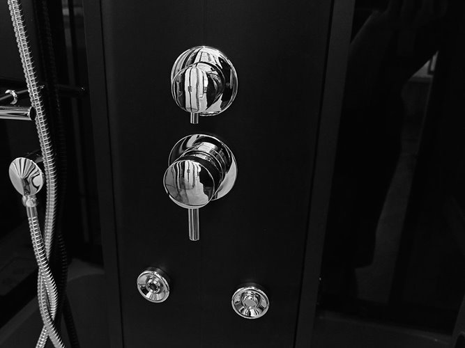 Prostokątna kabina z hydromasażem 150x83 cm MO-02005B