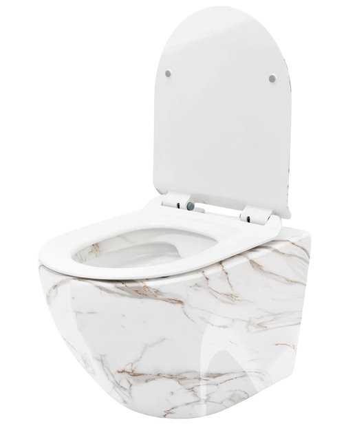 Misa wc wisząca Carlos Rimless Slim Lava Shiny Rea