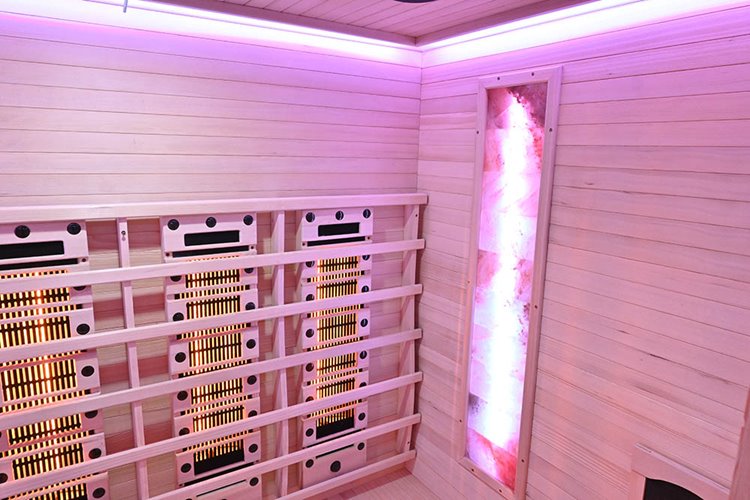 Sauna na podczerwień kamień solny + turmaliny 175X120X190CM MO-RL4ST Infrared Mazur