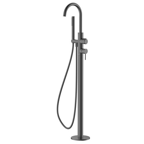 Bateria wannowa stojąca montaż podłogowy gun metal Ultimate ABUL221421 Avapax