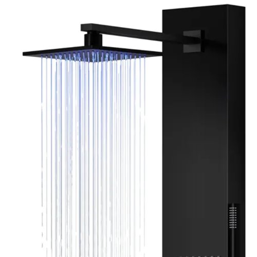 Corsan Neo LED czarny panel z termostatem