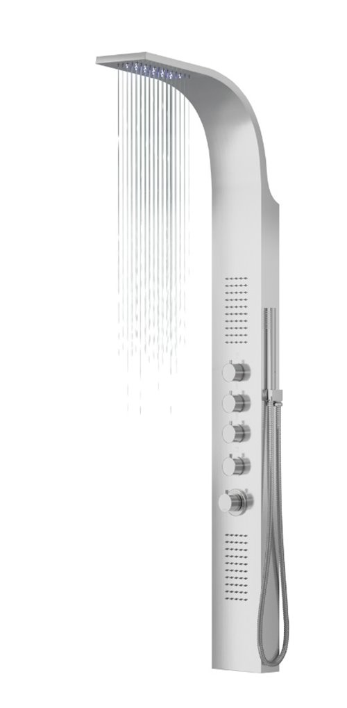 Panel prysznicowy Samsara Corsan LED wersja termostat