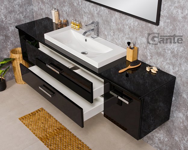 Szafka wisząca z umywalką 180/39/C2 seria Fokus C