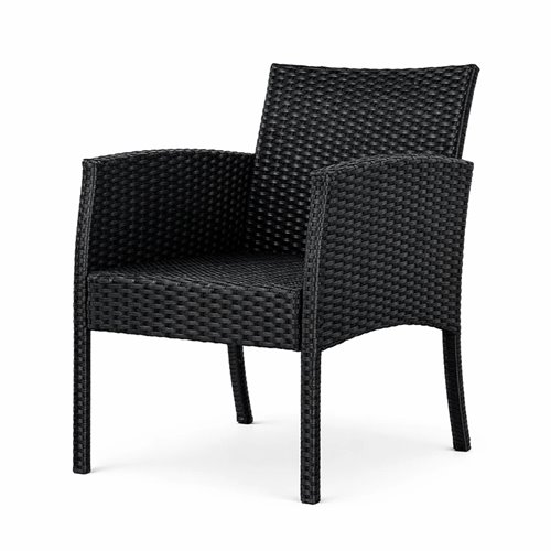 Zestaw mebli ogrodowych z technorattanu sofa, stół, krzesła, pufy Manas zdjęcie 13