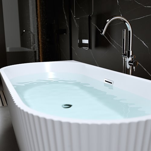 Wanna wolnostojąca przyścienna 170 cm Carlo Led Hydrosan