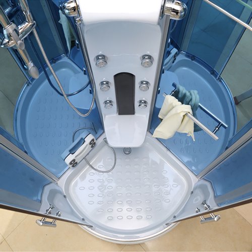 Kabina prysznicowa z hydromasażem zabudowana 100x100 MO-0210