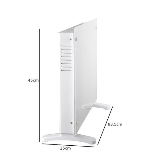 Grzejnik konwektorowy Etna biały 2000W Wi-Fi