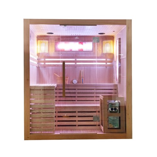 Sauna fińska 5 osobowa wysokotemperaturowa 6KW Harvia 160x180 cm Kemi5