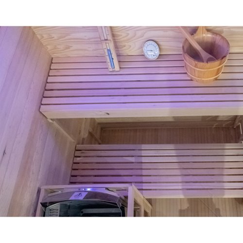 Sauna fińska 4 osobowa wysokotemperaturowa 4,5KW Harvia 140x150 cm Lark3-WD