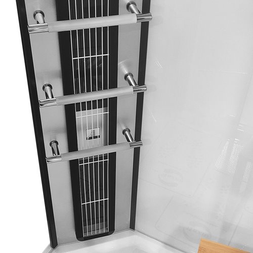 Sauno kabina prysznicowa prostokątna biały środek 145x90 cm MUE-1082W TRIO