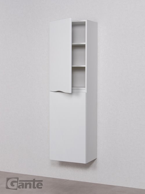 Słupek łazienkowy wiszący z koszem kolor biały ONDA 45x155 cm Gante