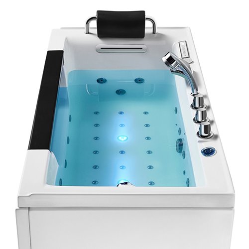 Wanna z hydromasażem prostokątna 162x75 cm Gomera 938C Hydrosan