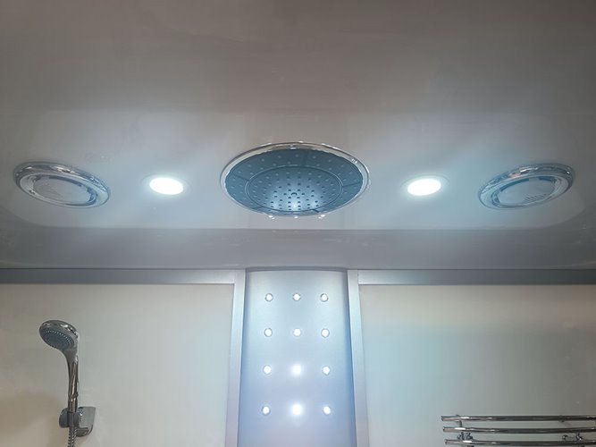Deszczownica LED kabiny hydromasażowej