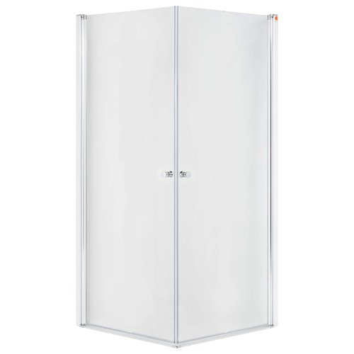 Kabina prysznicowa kwadratowa drzwi podwójne uchylne 90x90 cm BK122T