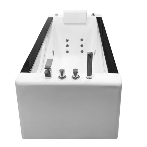 Wanna z hydromasażem prostokątna 170x80 cm MO-0011L