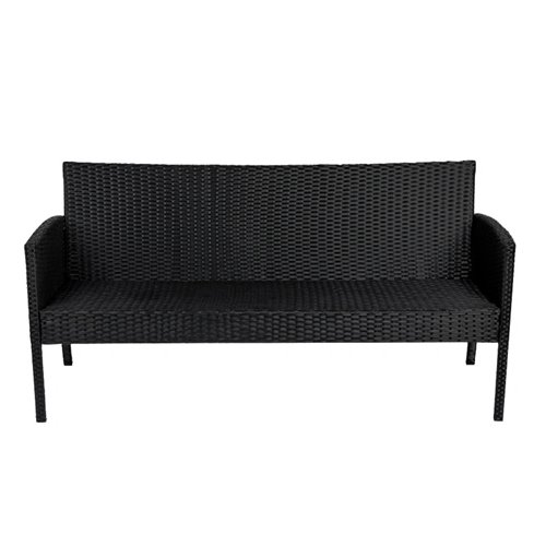 Zestaw mebli ogrodowych z technorattanu sofa, stół, krzesła, pufy Manas zdjęcie 19