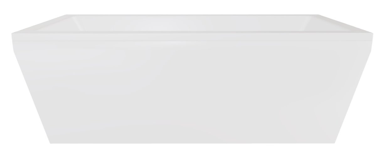 Wanna wolnostojąca przyścienna + klik-klak biały Vena Besco 170 cm WKVE-170-WS