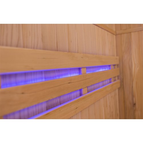 Sauna fińska 2-osobowa narożna 120x120 cm piec Harvia 3,5KW Bodo2