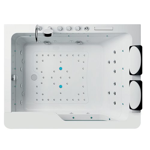 Wanna z hydromasażem prostokątna 170x130 cm Tugela-WH