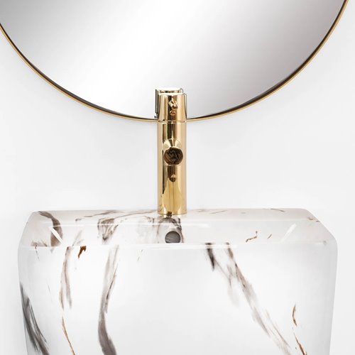 Umywalka wolnostojąca ceramiczna Aris Marble Rea