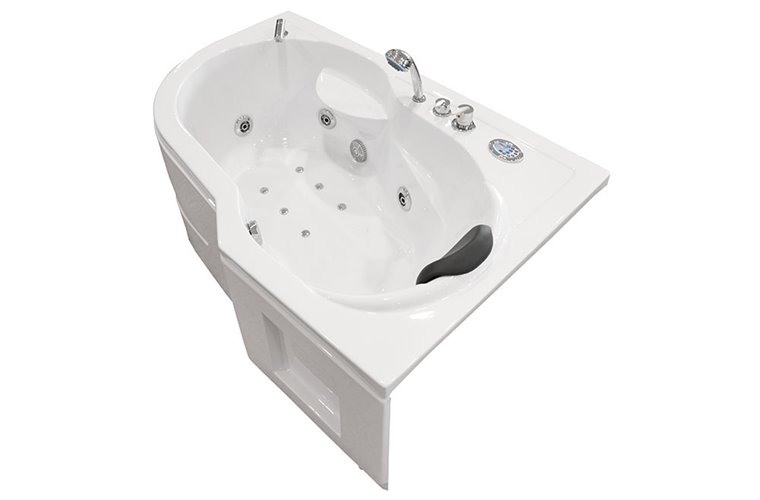 Wanna z hydromasażem narożna 150x100 cm MO-0202