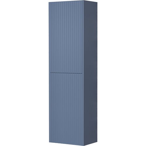 Słupek łazienkowy frezowany wiszący wysoki 155x45 Mirage kolor niebieski mat