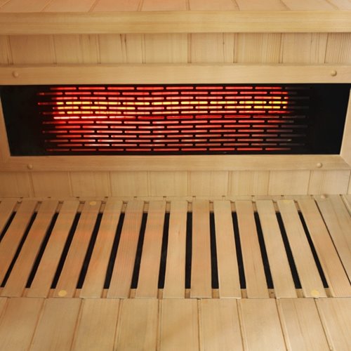 Sauna Combo na podczerwień + fińska 4-osobowa 160x160 cm Helsi3 6KW