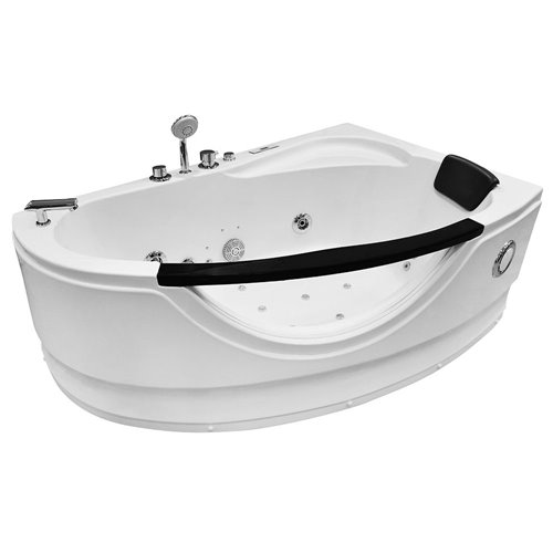 Wanna z hydromasażem narożna 169x90 cm prawa MO-0024