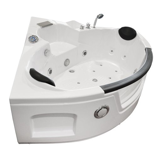 Wanna łazienkowa z hydromasażem Spa narożna 150x150 cm MO-0312