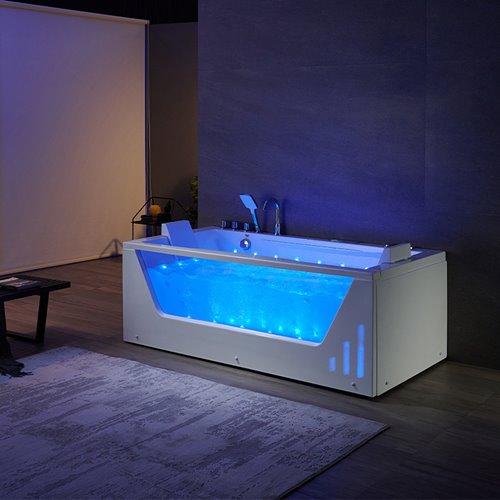 Wanna z hydromasażem przyścienna 180x90 cm Saturn 944 Hydrosan