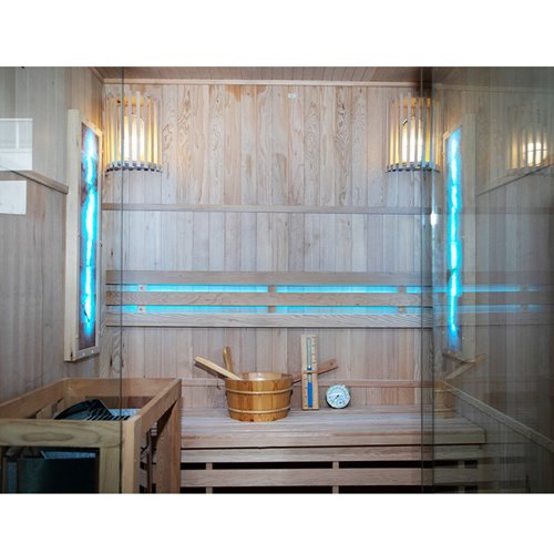 Sauna fińska 4 osobowa wysokotemperaturowa 4,5KW Harvia 150x120 cm Kemi3