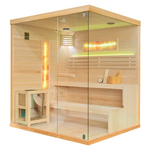 Sauna sucha fińska piec 8 KW Harvia BC80 180X160X200CM MO-EP4SL XL Mazur