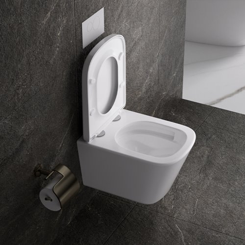 Biała miska wc wisząca Rimless Viva Tornado VIVA-WH-02 Hydrosan