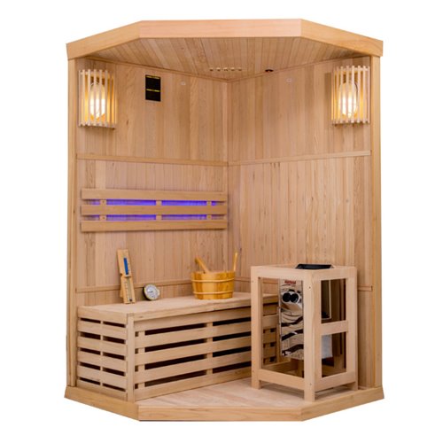 Sauna fińska 2 osobowa wysokotemperaturowa 3,5KW Harvia 120x120 cm Oslo2