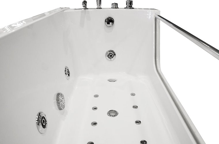Wanna łazienkowa z hydromasażem Spa prostokątna 170x80 cm MO-0319