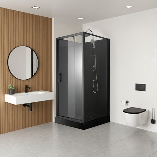 Kabina prysznicowa kwadratowa zabudowana 90x90 WSH-306