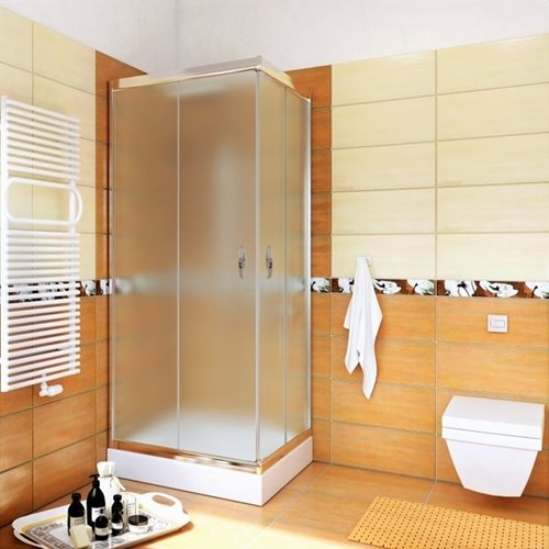 Kabina prysznicowa kwadratowa 70x70 szkło mleczne