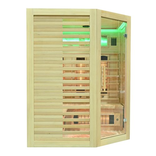 Sauna na podczerwień kamień solny 150X150X190CM MO-RL3CS Infrared Mazur